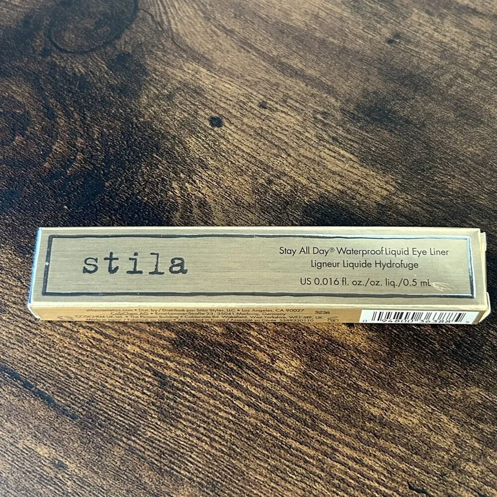 NEW Stila Marine Stay All Day Waterproof Liquid Eye Liner Limited Blue Full Size